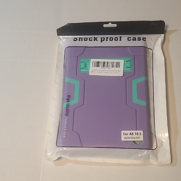Purple and Teal For Samsung A8 10.5 Tablet Case With Kickstand NWOT - Picture 3 of 10